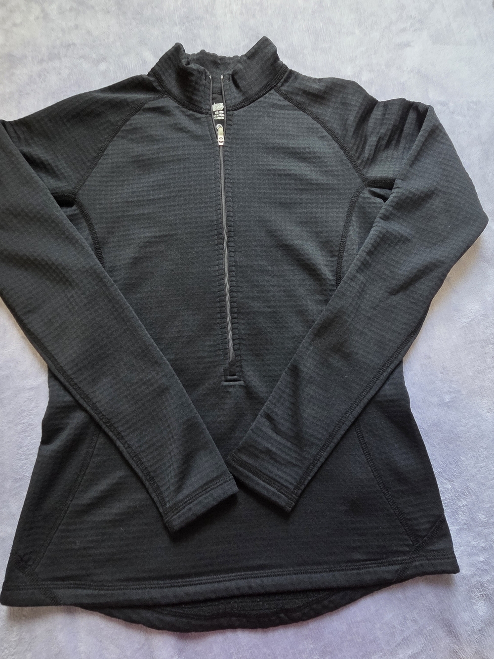 Mountain Equipment Co-op Women's Black Half-Zip Performance Pullover Hoodie